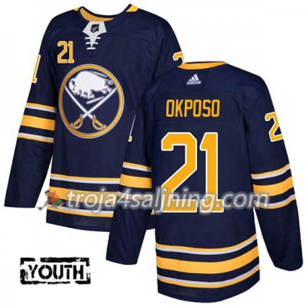 Buffalo Sabres tröja Kyle Okposo 21 Adidas 2017-2018 Marinblå Authentic - NHL Tröjor Barn